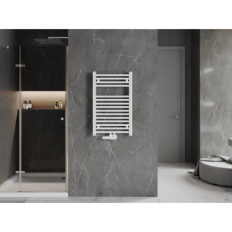 Kúpeľňový radiátor Mexen Plutón 800 x 500 mm, 410 W, biely - W106-0800-500-00-20