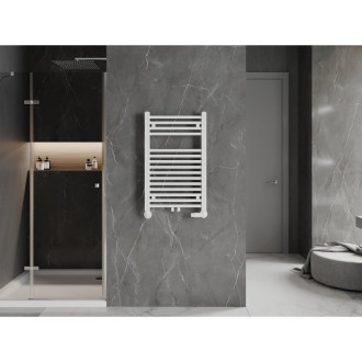 Kúpeľňový radiátor Mexen Plutón 800 x 500 mm, 410 W, biely - W106-0800-500-00-20