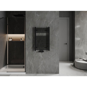 Kúpeľňový radiátor Mexen Plutón 800 x 500 mm, 410 W, čierny - W106-0800-500-00-70
