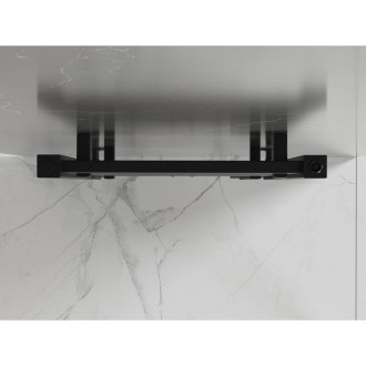 Kúpeľňový radiátor Mexen Plutón 800 x 500 mm, 410 W, čierny - W106-0800-500-00-70