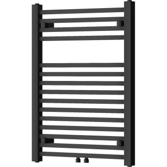 Kúpeľňový radiátor Mexen Plutón 800 x 600 mm, 476 W, čierny - W106-0800-600-00-70