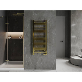 Kúpeľňový radiátor Mexen Plutón 1200 x 500 mm, 493 W, zlatý - W106-1200-500-00-50