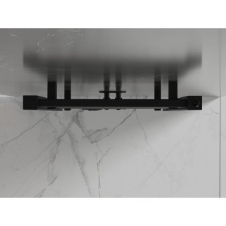 Kúpeľňový radiátor Mexen Plutón 1200 x 500 mm, 625 W, čierny - W106-1200-500-00-70