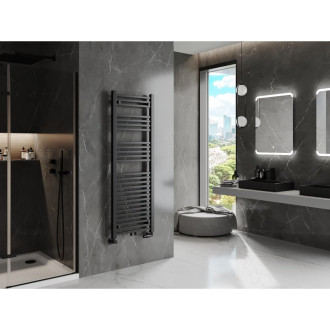 Kúpeľňový radiátor Mexen Plutón 1450 x 500 mm, 721 W, čierny - W106-1450-500-00-70