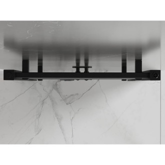 Kúpeľňový radiátor Mexen Plutón 1450 x 600 mm, 835 W, čierny - W106-1450-600-00-70