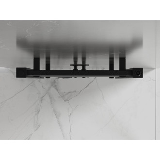 Kúpeľňový radiátor Mexen Plutón 1700 x 500 mm, 855 W, čierny - W106-1700-500-00-70