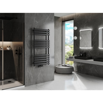 Kúpeľňový radiátor Mexen Jowisz 1200 x 600 mm, 594 W, čierny - W107-1200-600-00-70