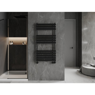 Kúpeľňový radiátor Mexen Jowisz 1200 x 600 mm, 594 W, čierny - W107-1200-600-00-70