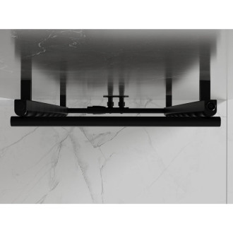 Kúpeľňový radiátor Mexen Saturn 1200 x 500 mm, 409 W, čierny - W108-1200-500-00-70