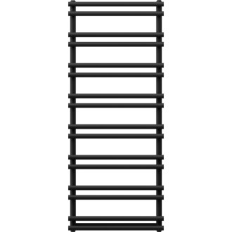 Kúpeľňový radiátor Mexen Saturn 1200 x 500 mm, 409 W, čierny - W108-1200-500-00-70