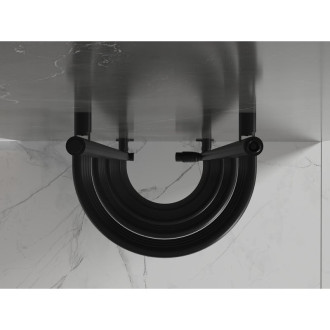 Kúpeľňový radiátor Mexen Eros 900 x 318 mm, 315 W, čierny - W112-0900-318-00-70