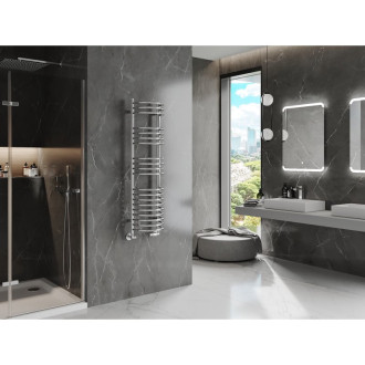 Kúpeľňový radiátor Mexen Eros 1200 x 318 mm, 332 W, chróm - W112-1200-318-00-01