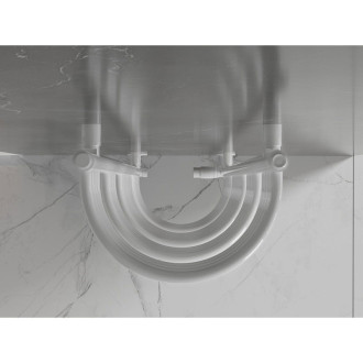 Kúpeľňový radiátor Mexen Eros 1200 x 318 mm, 421 W, biely - W112-1200-318-00-20