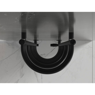 Kúpeľňový radiátor Mexen Eros 1200 x 318 mm, 421 W, čierny - W112-1200-318-00-70