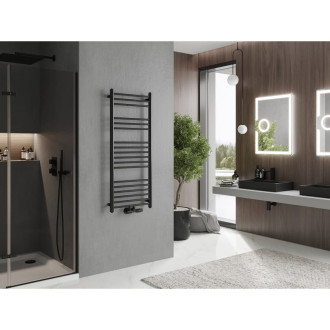 Kúpeľňový radiátor Mexen Yodo 1200 x 500 mm, 382 W, čierny - W113-1200-500-00-70