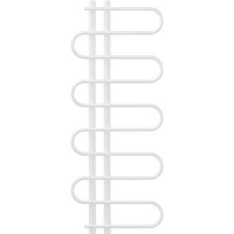 Dekoratívny kúpeľňový radiátor Mexen Kiso 1250 x 500 mm, 256 W, biely - W114-1250-500-00-20