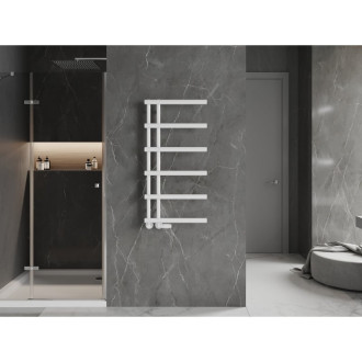 Dekoratívny kúpeľňový radiátor Mexen Jukon 988 x 500 mm, 461 W, biely - W116-0988-500-00-20