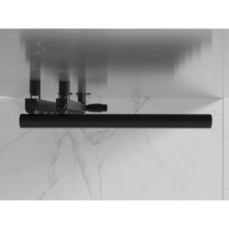 Dekoratívny kúpeľňový radiátor Mexen Jukon 988 x 500 mm, 461 W, čierny - W116-0988-500-00-70