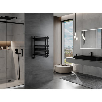 Kúpeľňový radiátor Mexen Apollo 660 x 550 mm, 386 W, čierny - W117-0660-550-00-70