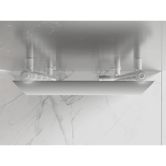 Kúpeľňový radiátor Mexen Akan 1080 x 500 mm, 784 W, biely - W121-1080-500-00-20