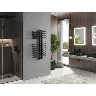 Kúpeľňový radiátor Mexen Ops 1000 x 550 mm, 517 W, čierny - W122-1000-550-00-70