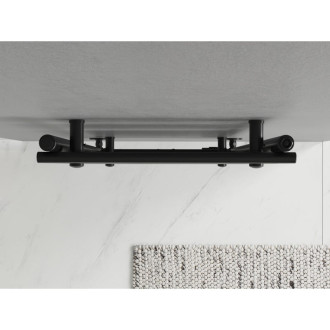 Kúpeľňový radiátor Mexen Sol 1200 x 500 mm, 569 W, čierny - W125-1200-500-00-70