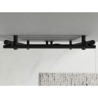 Kúpeľňový radiátor Mexen Sol 1200 x 600 mm, 658 W, čierny - W125-1200-600-00-70