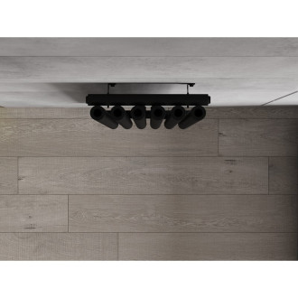 Dekoratívny radiátor Mexen Nevada 1200 x 360 mm, 483 W, čierny - W201-1200-360-00-70