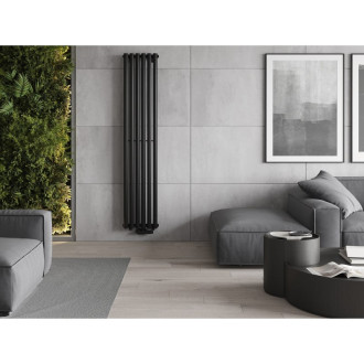 Dekoratívny radiátor Mexen Nevada 1800 x 360 mm, 705 W, čierny - W201-1800-360-00-70