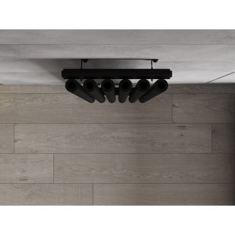 Dekoratívny radiátor Mexen Nevada 1800 x 360 mm, 705 W, čierny - W201-1800-360-00-70