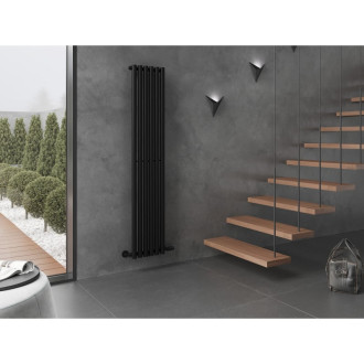 Dekoratívny radiátor Mexen Nevada 1800 x 360 mm, 705 W, čierny - W201-1800-360-00-70