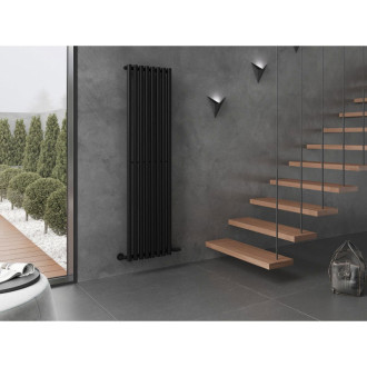 Dekoratívny radiátor Mexen Nevada 1800 x 480 mm, 940 W, čierny - W201-1800-480-00-70