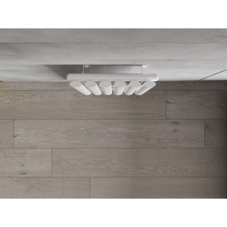 Dekoratívny radiátor Mexen Oregon 1200 x 360 mm, 417 W, biely - W202-1200-350-00-20