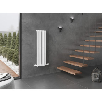 Dekoratívny radiátor Mexen Oregon 1200 x 360 mm, 417 W, biely - W202-1200-350-00-20