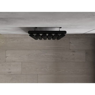 Dekoratívny radiátor Mexen Oregon 1200 x 360 mm, 417 W, čierny - W202-1200-350-00-70