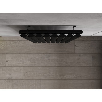 Dekoratívny radiátor Mexen Oregon 1800 x 480 mm, 805 W, čierny - W202-1800-490-00-70