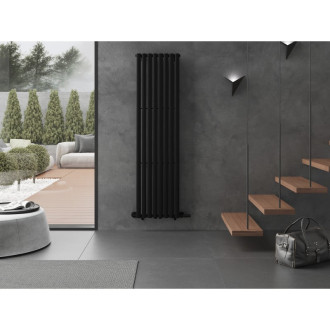 Dekoratívny radiátor Mexen Oregon 1800 x 480 mm, 805 W, čierny - W202-1800-490-00-70