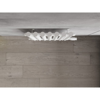 Dekoratívny radiátor Mexen Texas 1200 x 460 mm, 659 W, biely - W203-1200-460-00-20