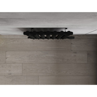 Dekoratívny radiátor Mexen Texas 1200 x 460 mm, 659 W, čierny - W203-1200-460-00-70