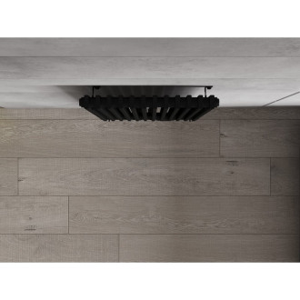 Dekoratívny radiátor Mexen Kansas 1200 x 420 mm, 842 W, čierny - W204-1200-420-00-70