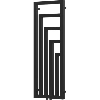 Dekoratívny radiátor Mexen Alaska 1216 x 440 mm, 542 W, čierny - W205-1216-440-00-70