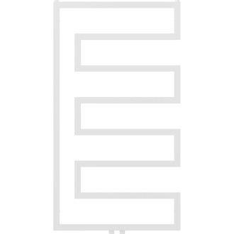 Dekoratívny radiátor Mexen Florida 1080 x 600 mm, 358 W, biely - W206-1080-600-00-20