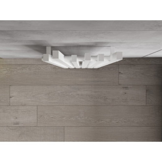 Dekoratívny radiátor Mexen Omaha 1800 x 420 mm, 655 W, biely - W208-1800-420-00-20