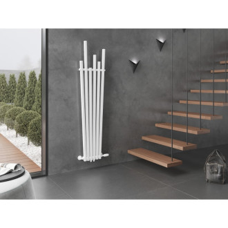 Dekoratívny radiátor Mexen Omaha 1800 x 420 mm, 655 W, biely - W208-1800-420-00-20