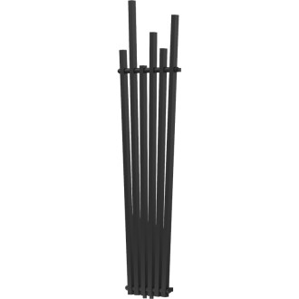 Dekoratívny radiátor Mexen Omaha 1800 x 420 mm, 655 W, čierny - W208-1800-420-00-70