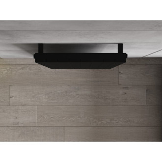 Dekoratívny radiátor Mexen Topeka 1400 x 480 mm, 950 W, čierny - W210-1400-480-00-70