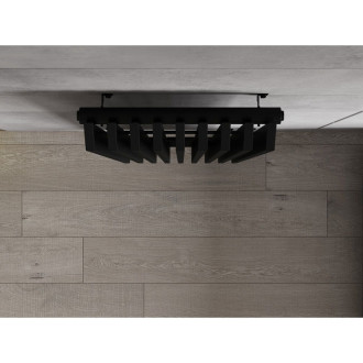 Dekoratívny radiátor Mexen Aurora 1800 x 450 mm, 1347 W, čierny - W212-1800-450-00-70