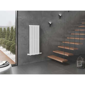 Dekoratívny radiátor Mexen Boston 1200 x 452 mm, 611 W, biely - W213-1200-452-00-20