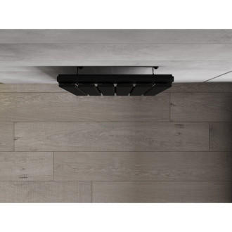 Dekoratívny radiátor Mexen Boston 1200 x 452 mm, 611 W, čierny - W213-1200-452-00-70