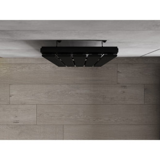 Dekoratívny radiátor Mexen Boston 1800 x 376 mm, 740 W, čierny - W213-1800-376-01-70